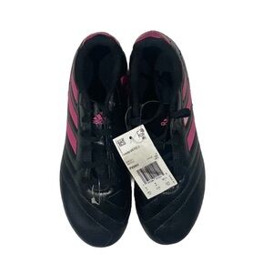 Mens Adidas Goletto VII FG Soccer Cleats Black PInk FV2895 NWT Size 4.5🔥🔥